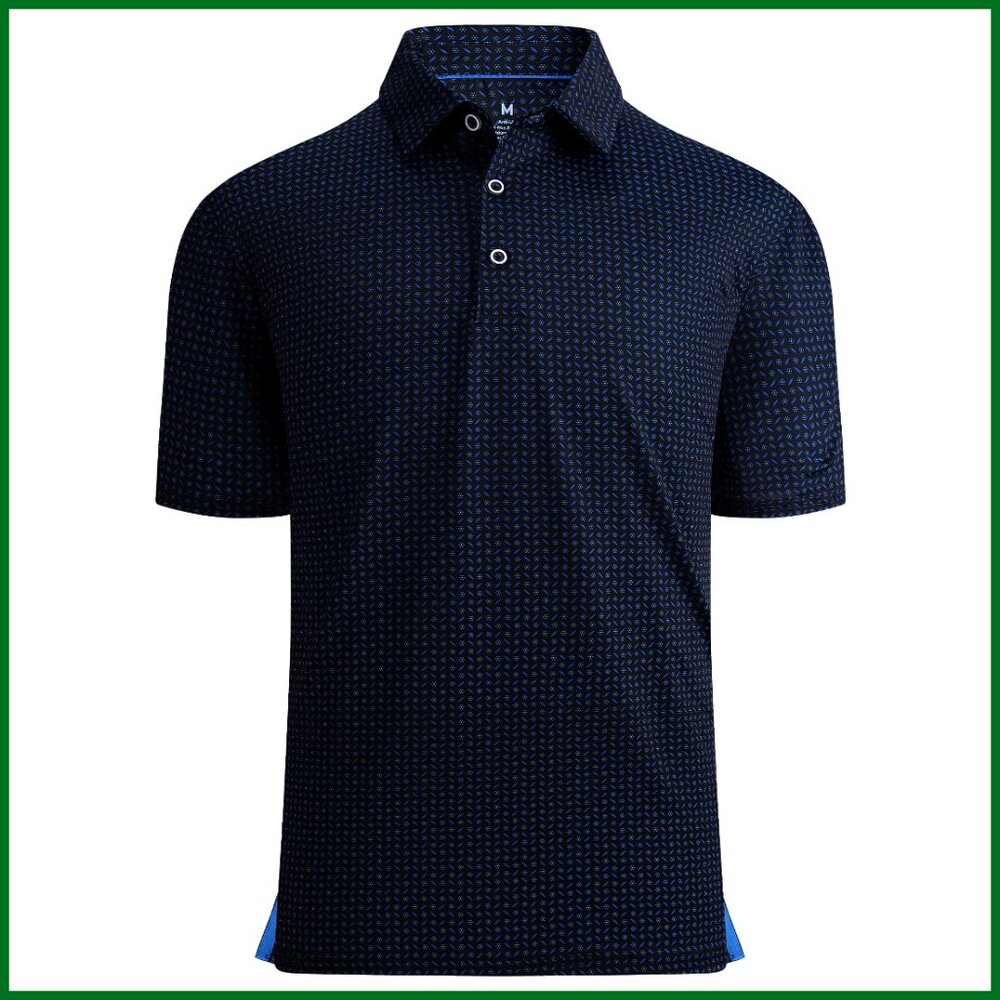 Dry Fit Performance Polo Shirt Moisture Wicking Collared